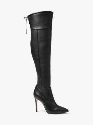 michael kors jamie stretch over-the-knee stiletto boot